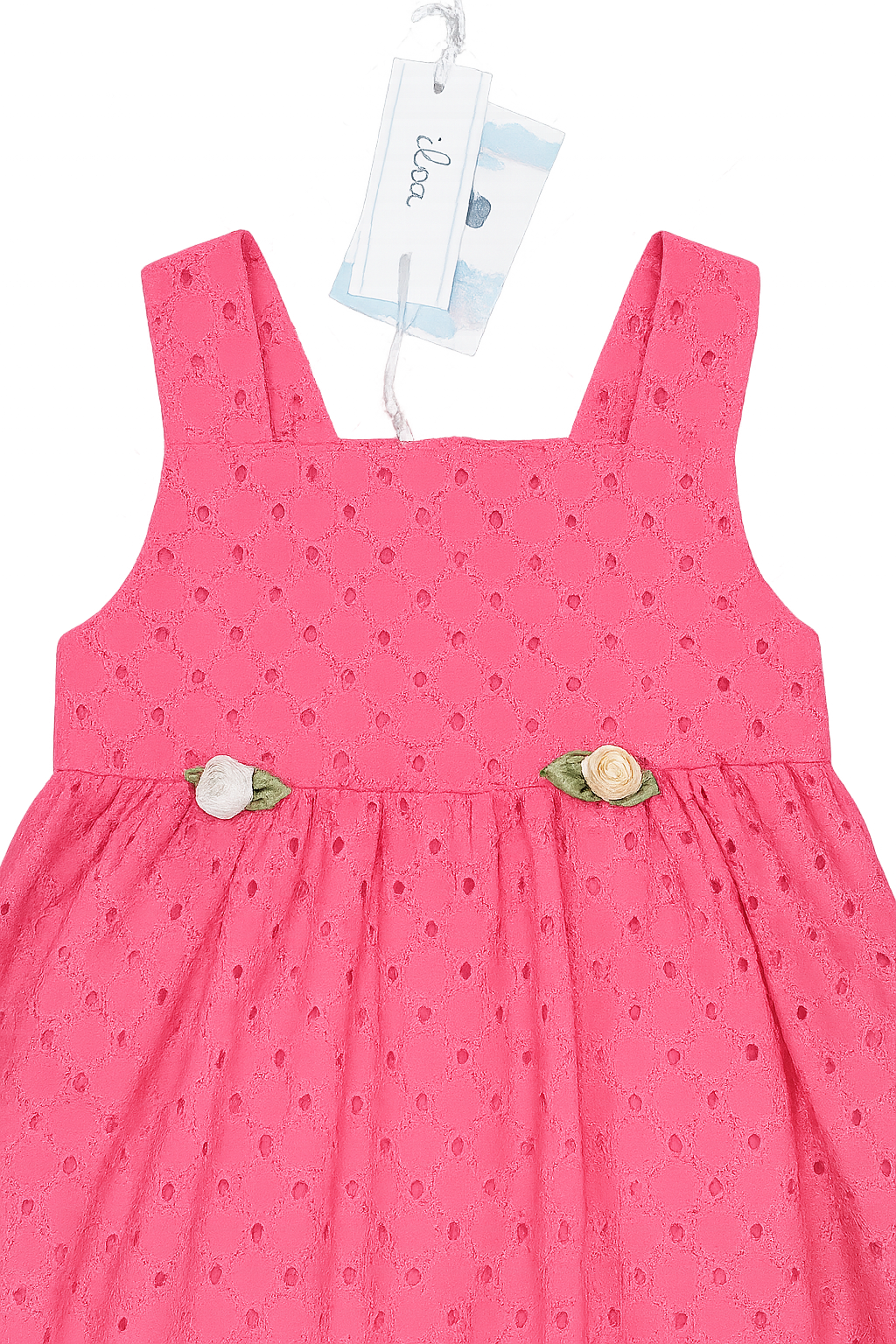 Vestitino Estivo in Cotone Sangallo con Dettagli