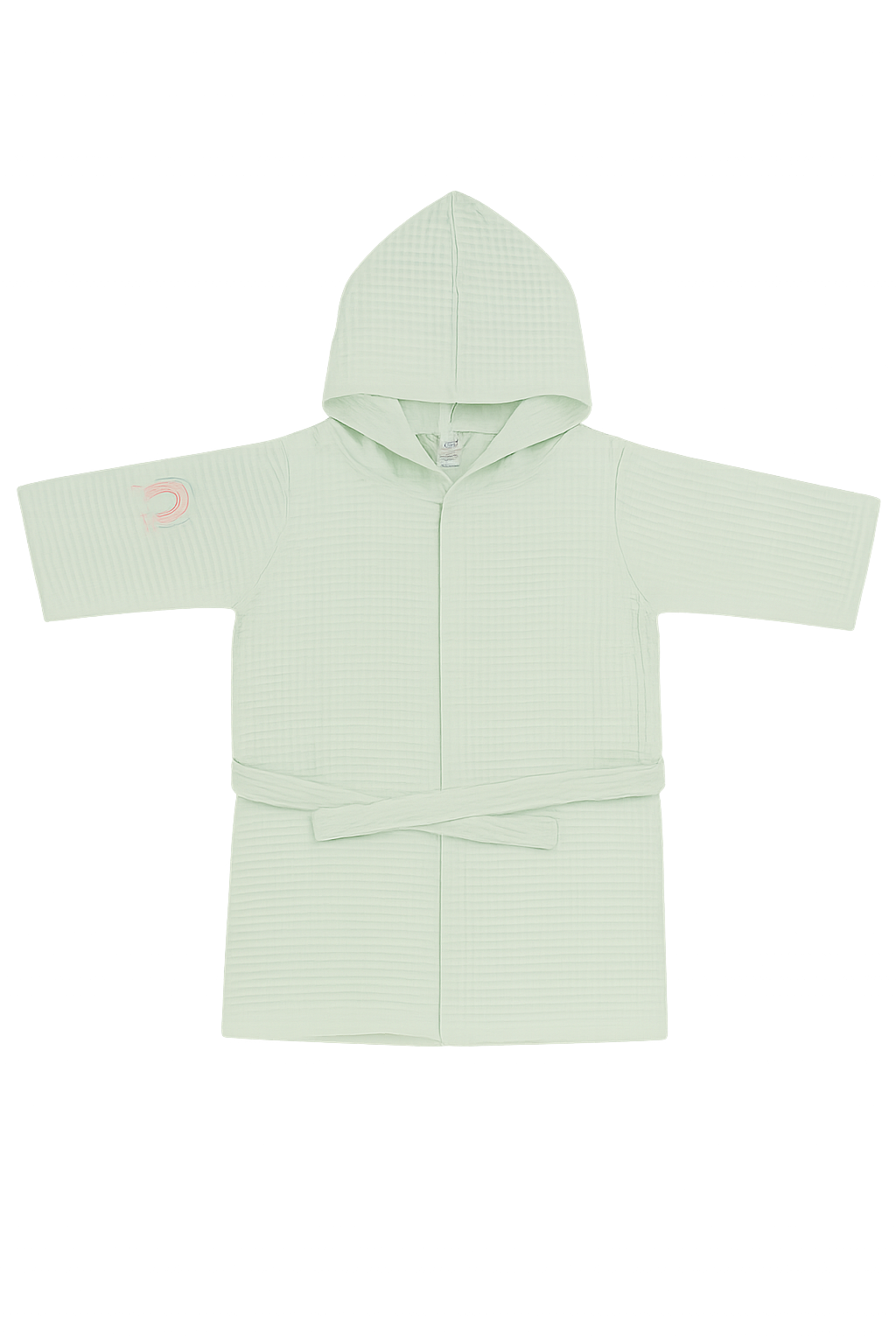 Accappatoio Nido d'Ape con Ricamo Arcobaleno