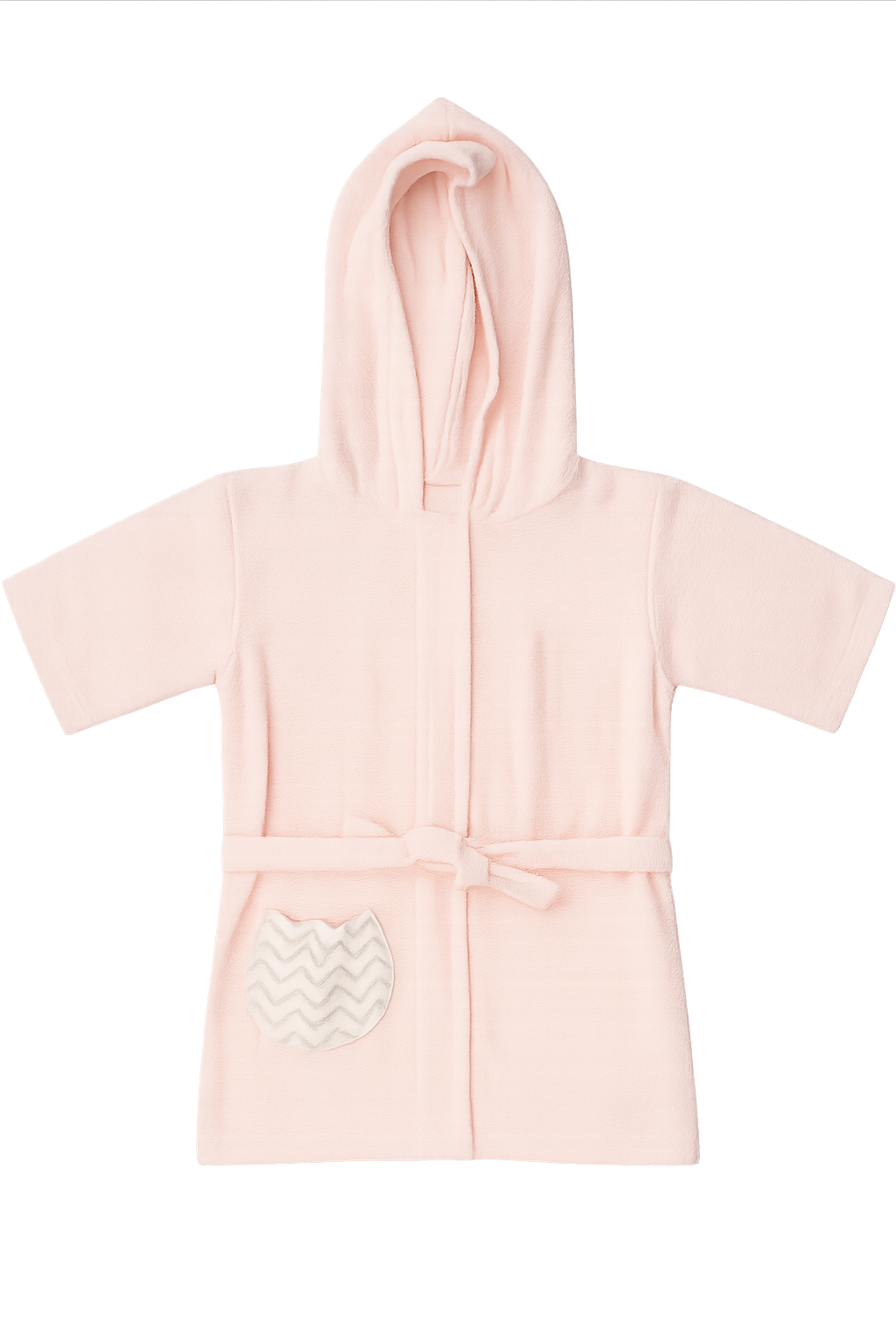 Accappatoio Vestaglia in Spugna con Tasca Chevron