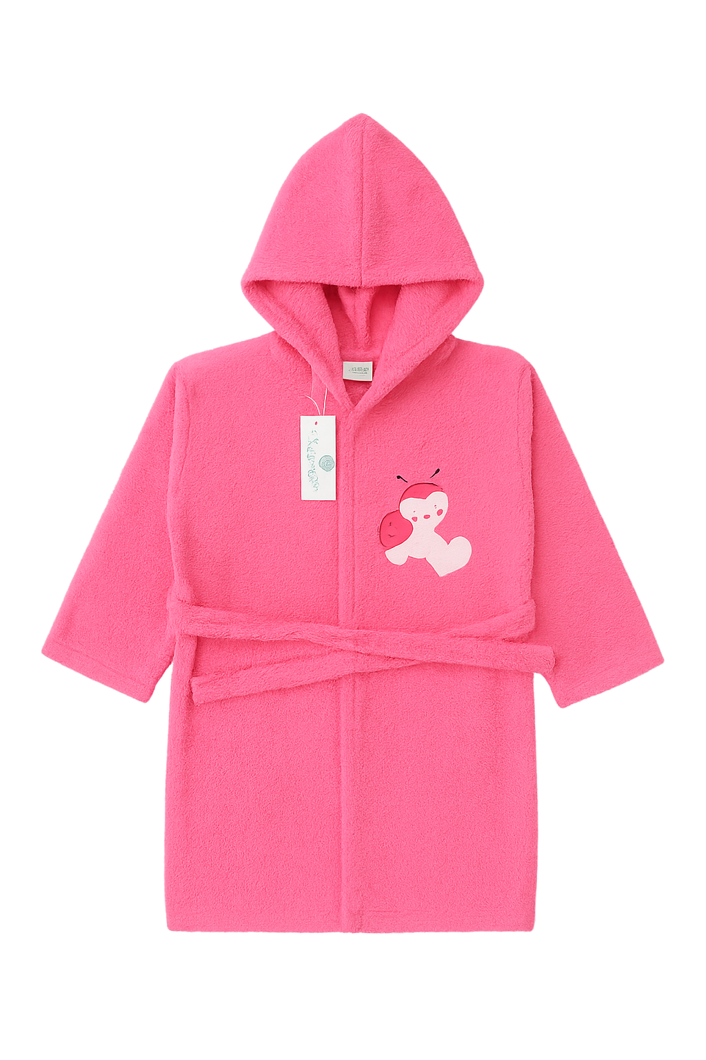 Accappatoio Vestaglia in Spugna con Ricamo Animaletto